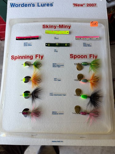Worden lures dealer - dealer, display